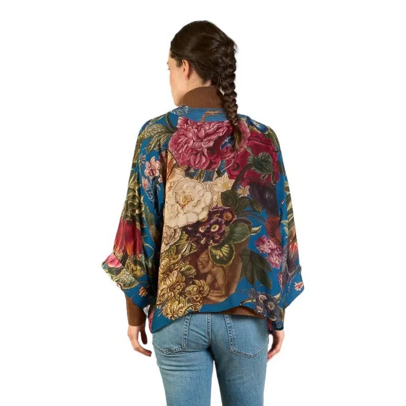 Primula Teal Kimono