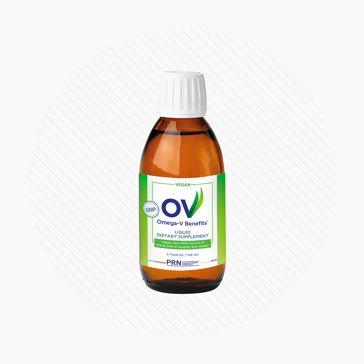 PRN Omega-V Benefits Liquid (5 oz) Vegan Formula