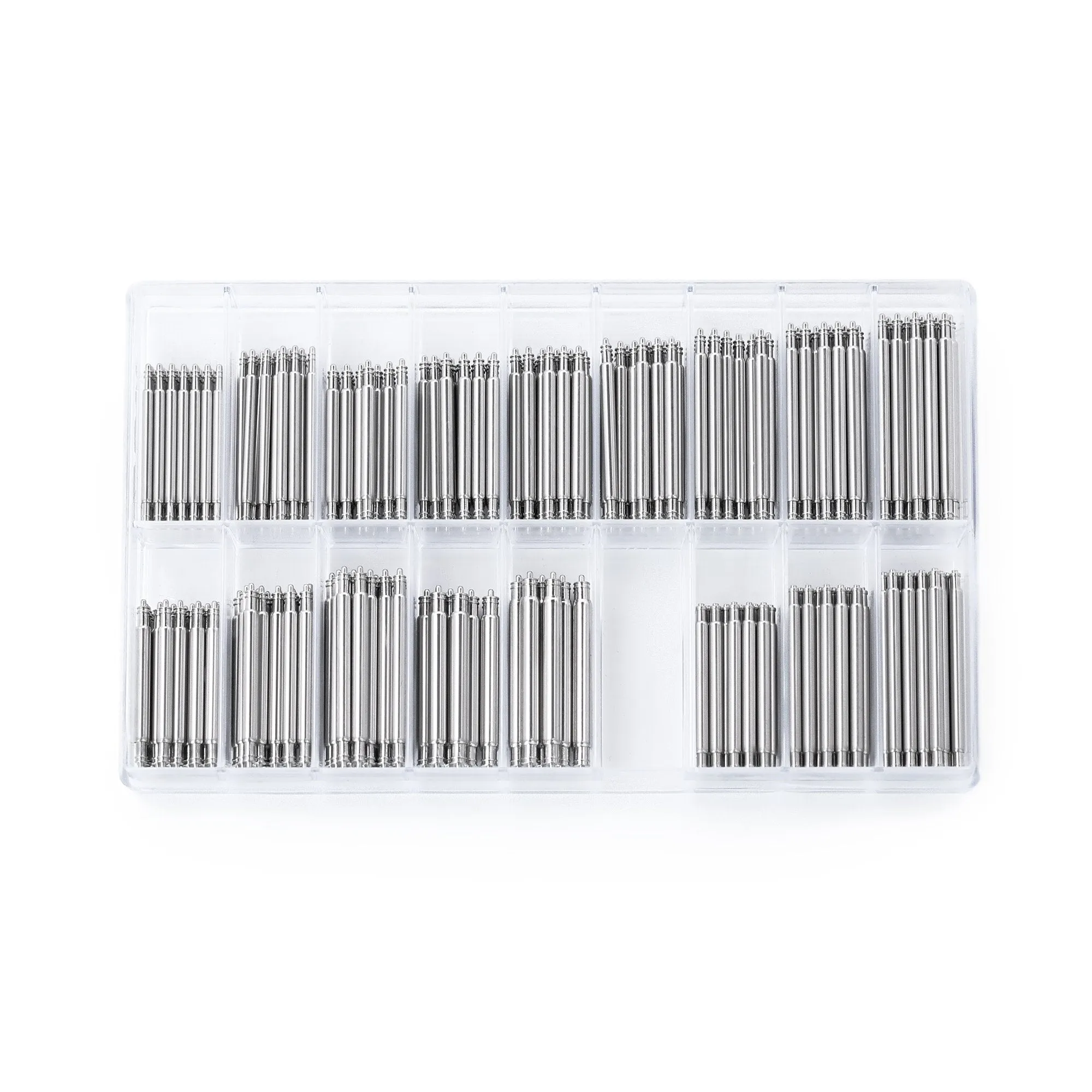 Professional Spring Bar Graded Box for Watch Bands - 320pcs/Box