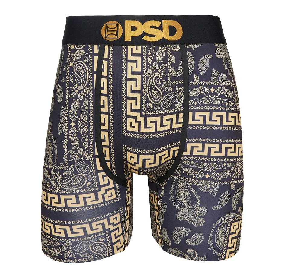 PSD Men's Meander Lux Gold Boxer Briefs