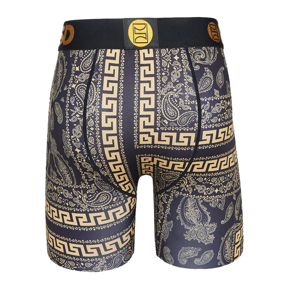 PSD Men's Meander Lux Gold Boxer Briefs