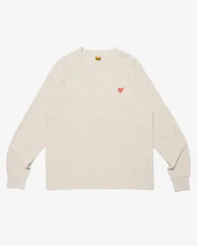 Raglan Sleeve L/S T-Shirt White