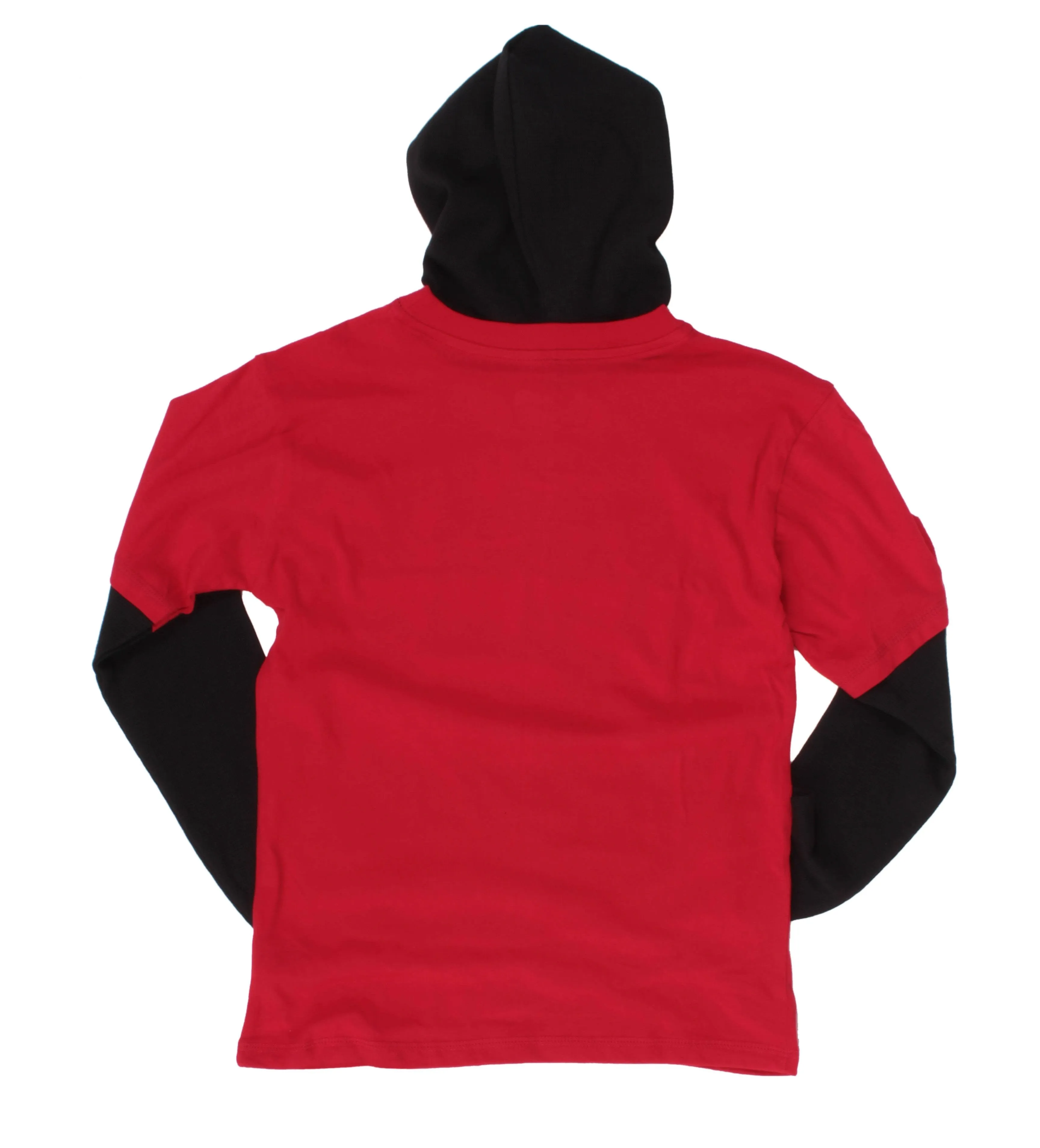 RBX Active  Boy's Printed Graphic Long Sleeve Thermal Hooded Tee