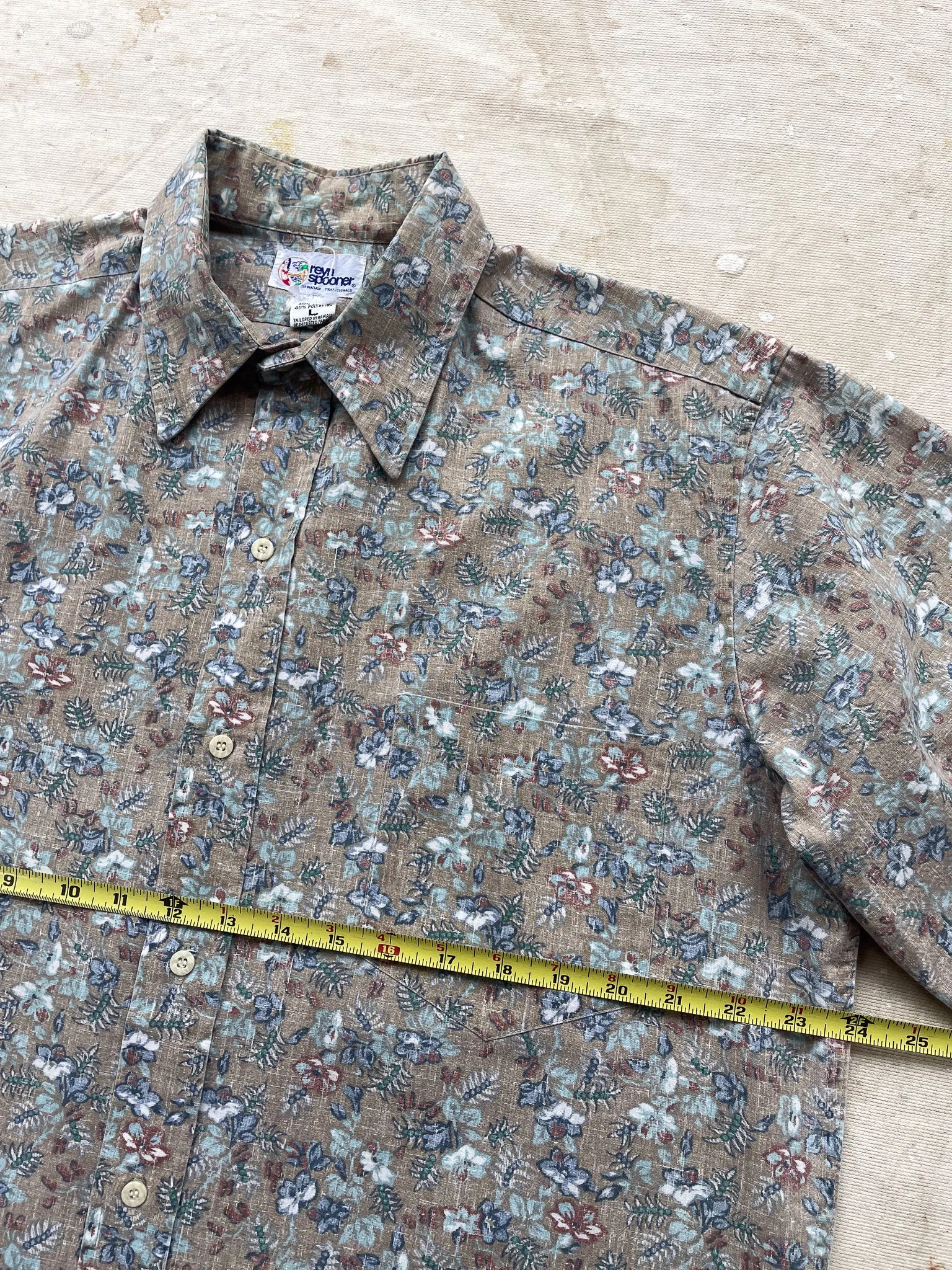 REYN SPOONER HAWAIIAN SHIRT—[L]