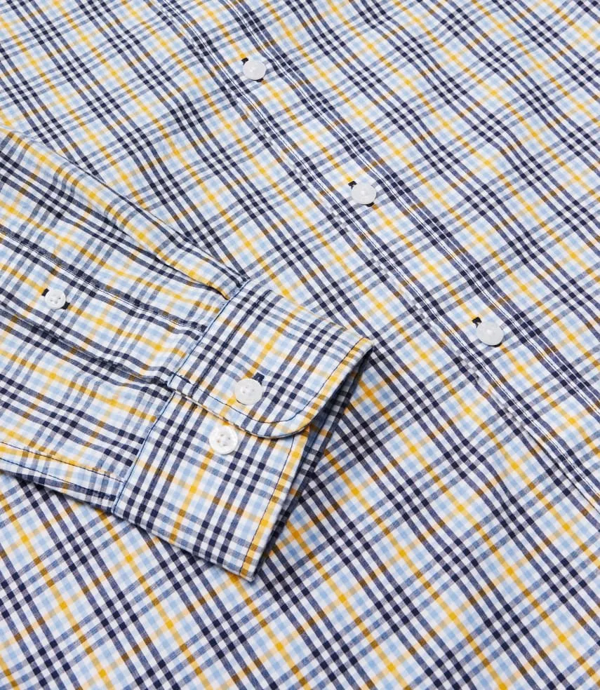 R.M.Williams - Classic Shirt - Check - Blue, Yellow & White