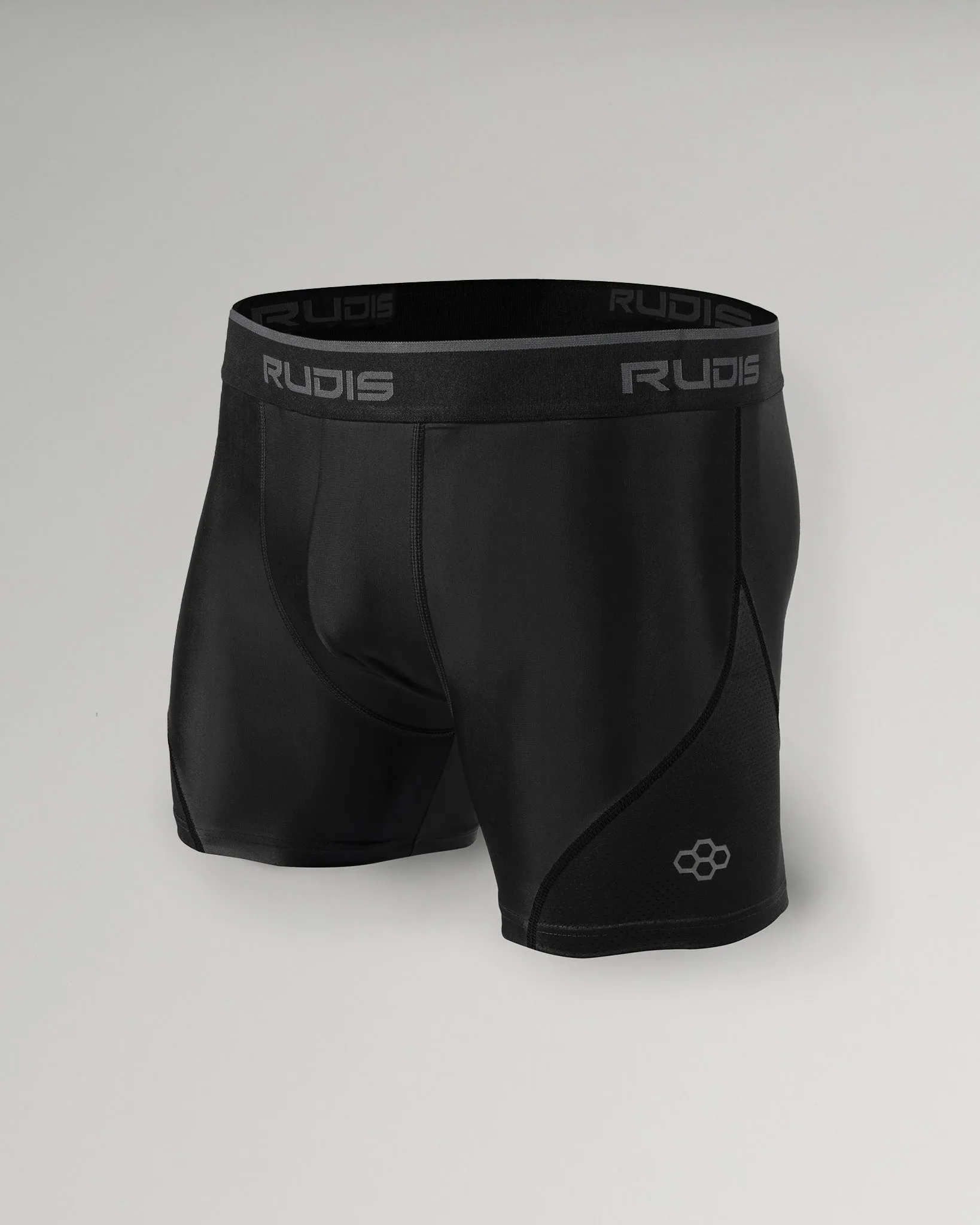 RUDIS Essential Black/Black Adult Boxer Brief