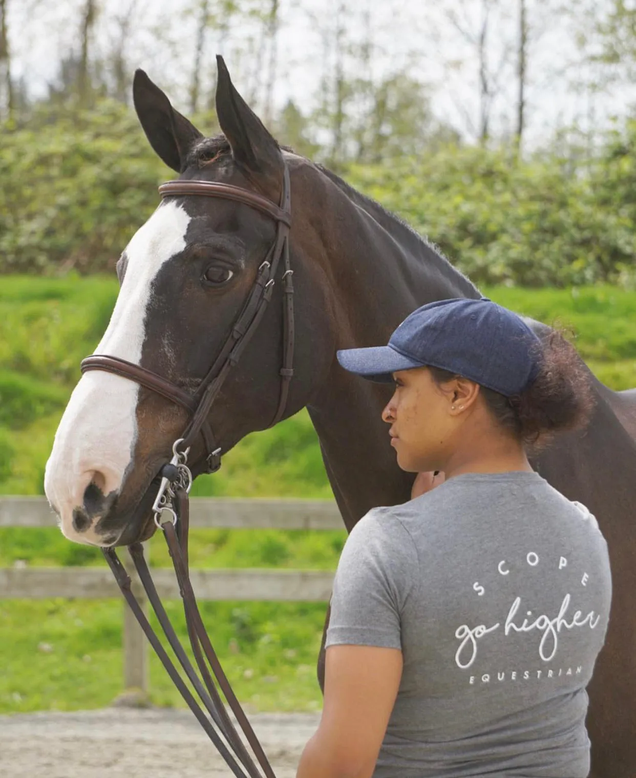 SCOPE Equestrian Go Higher Tees