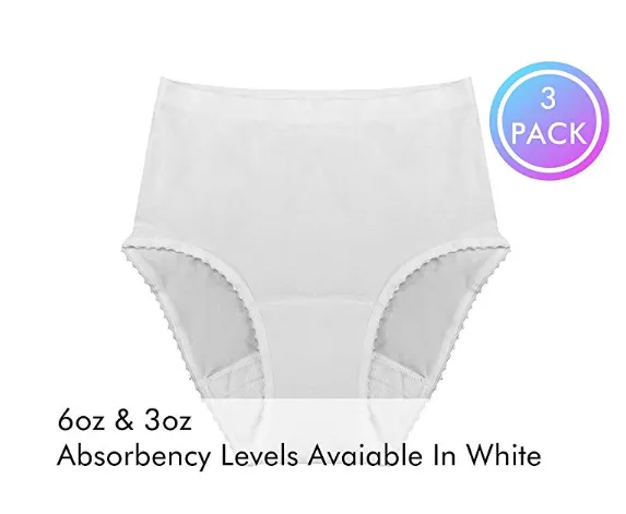 Seamless Reusable Incontinence Panties-3 Pack