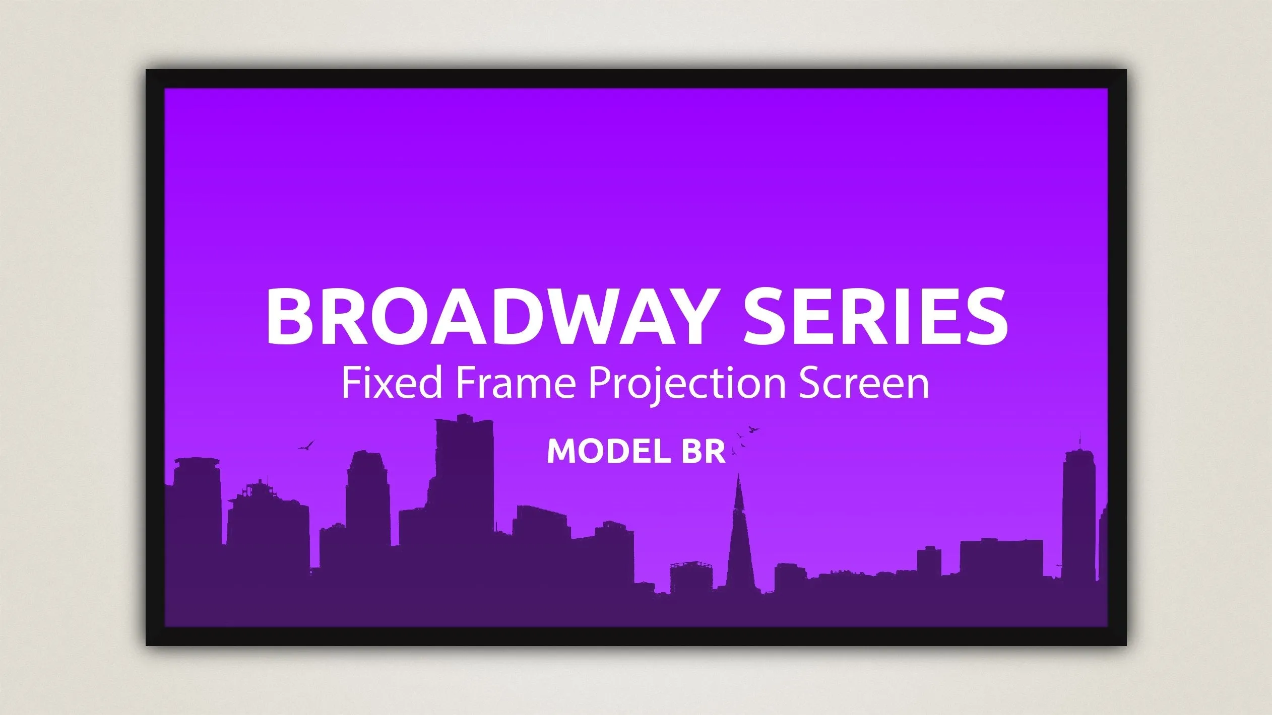 Severtson Screens Broadway Fixed Frame 100" (87.2" x 49.0") HDTV [16:9] BR169100MG