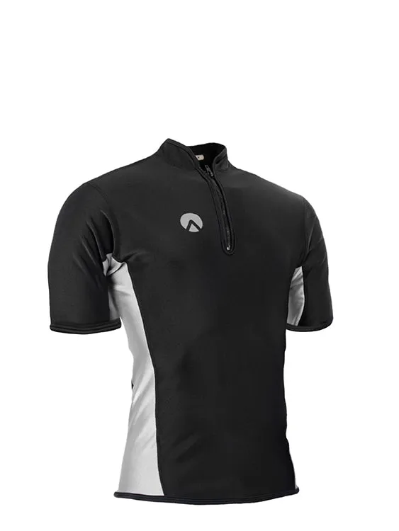 Sharkskin Chillproof Short Sleeve Chest Zip - Mens