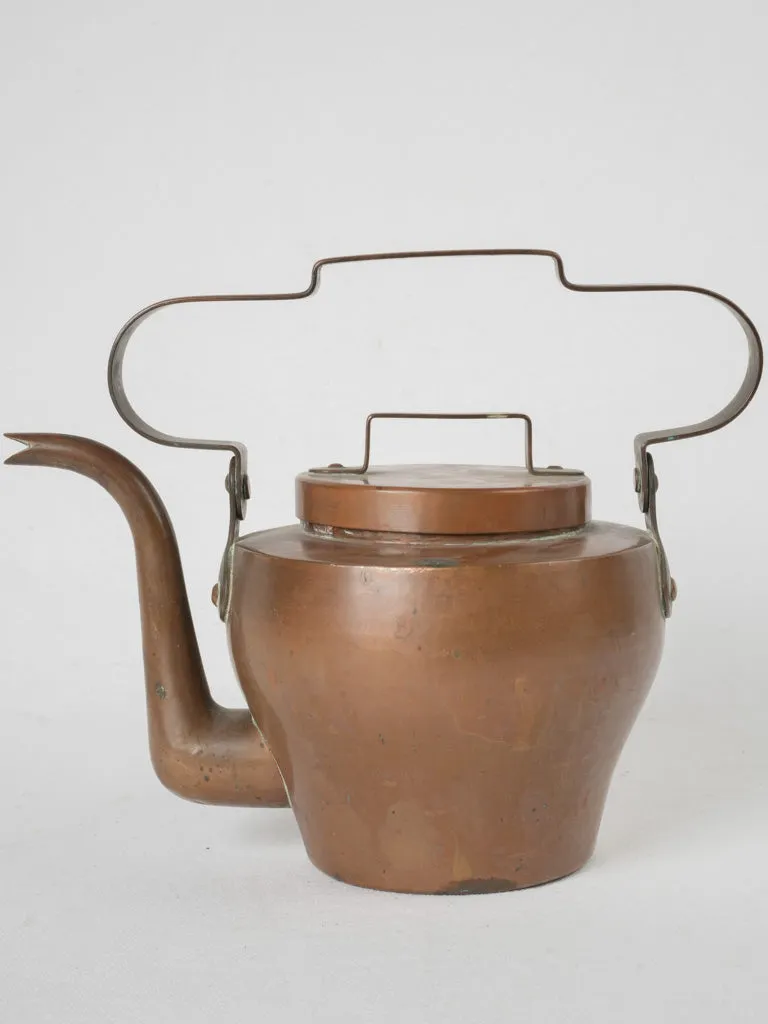 Small 19th-century French copper kettle