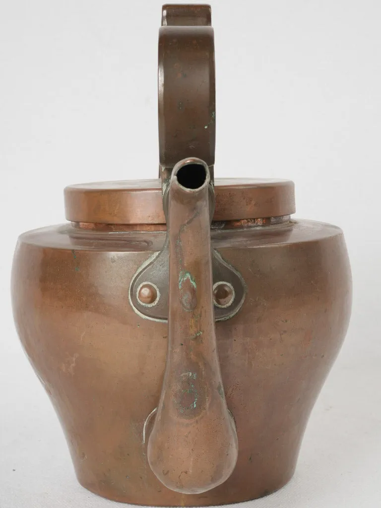 Small 19th-century French copper kettle