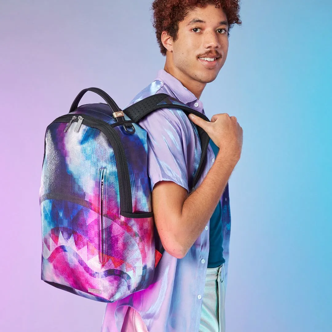 Sprayground Sharkclub Electronica Backpack - Purple / Blue / Black