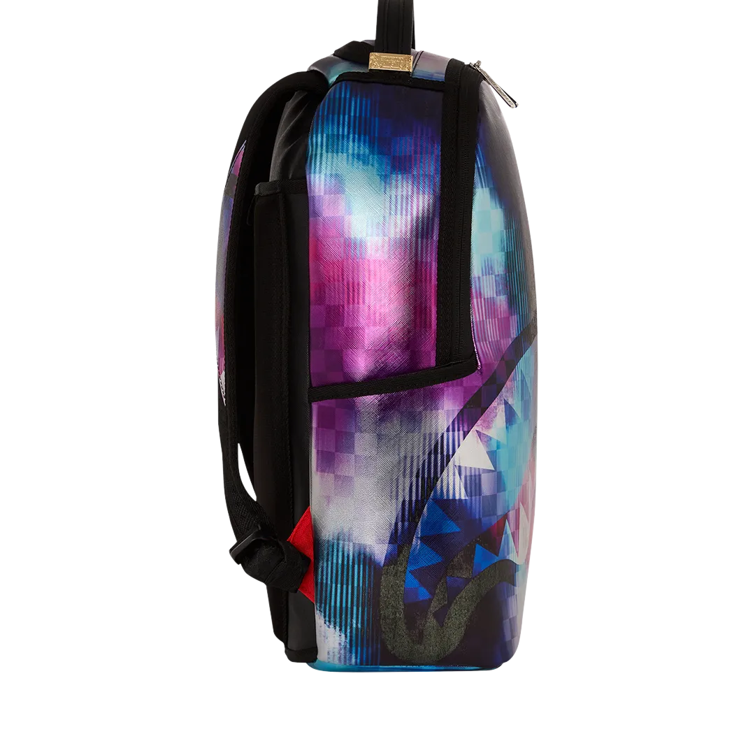 Sprayground Sharkclub Electronica Backpack - Purple / Blue / Black