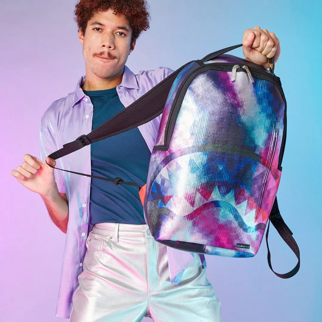 Sprayground Sharkclub Electronica Backpack - Purple / Blue / Black