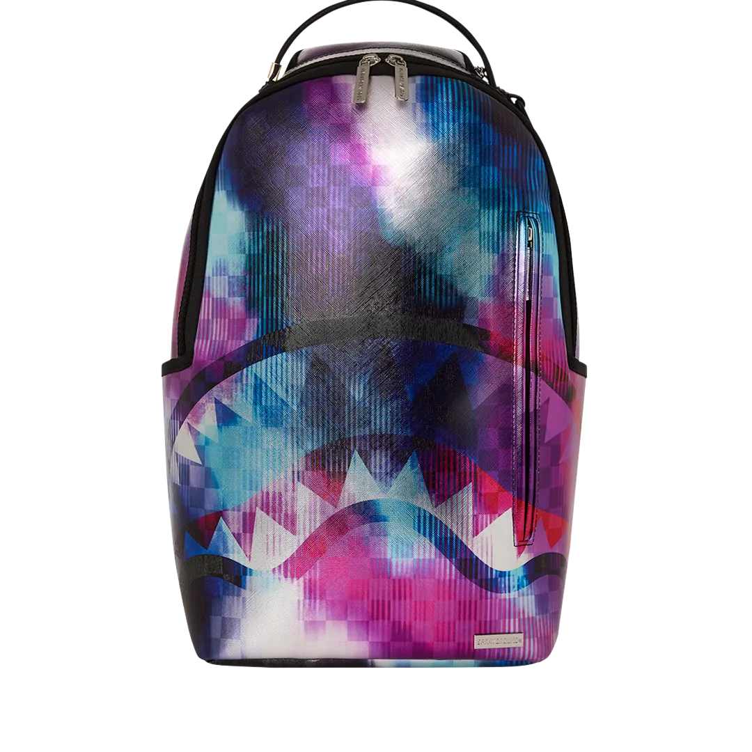 Sprayground Sharkclub Electronica Backpack - Purple / Blue / Black