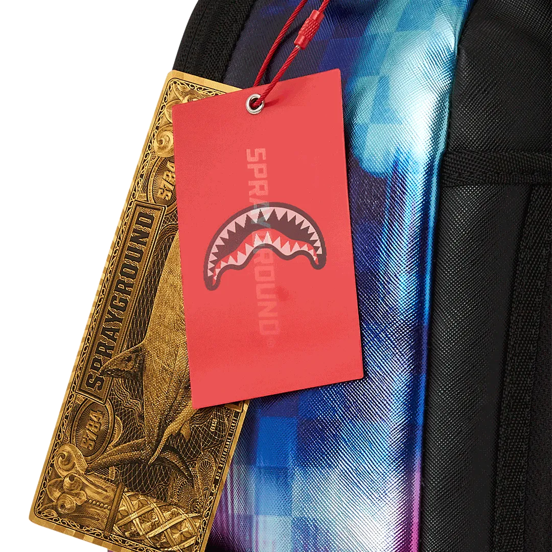 Sprayground Sharkclub Electronica Backpack - Purple / Blue / Black