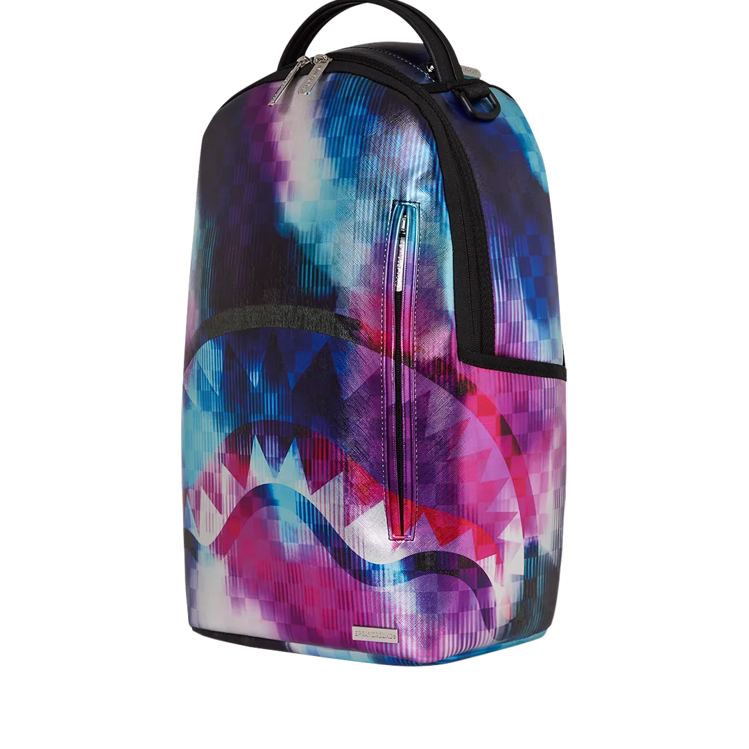 Sprayground Sharkclub Electronica Backpack - Purple / Blue / Black