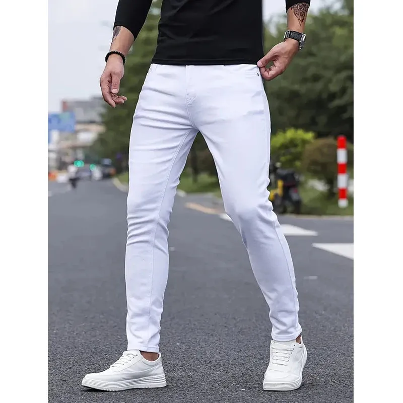 Stretch Skinny Jeans Fashion Casual Slim Fit Denim Brand Clothes