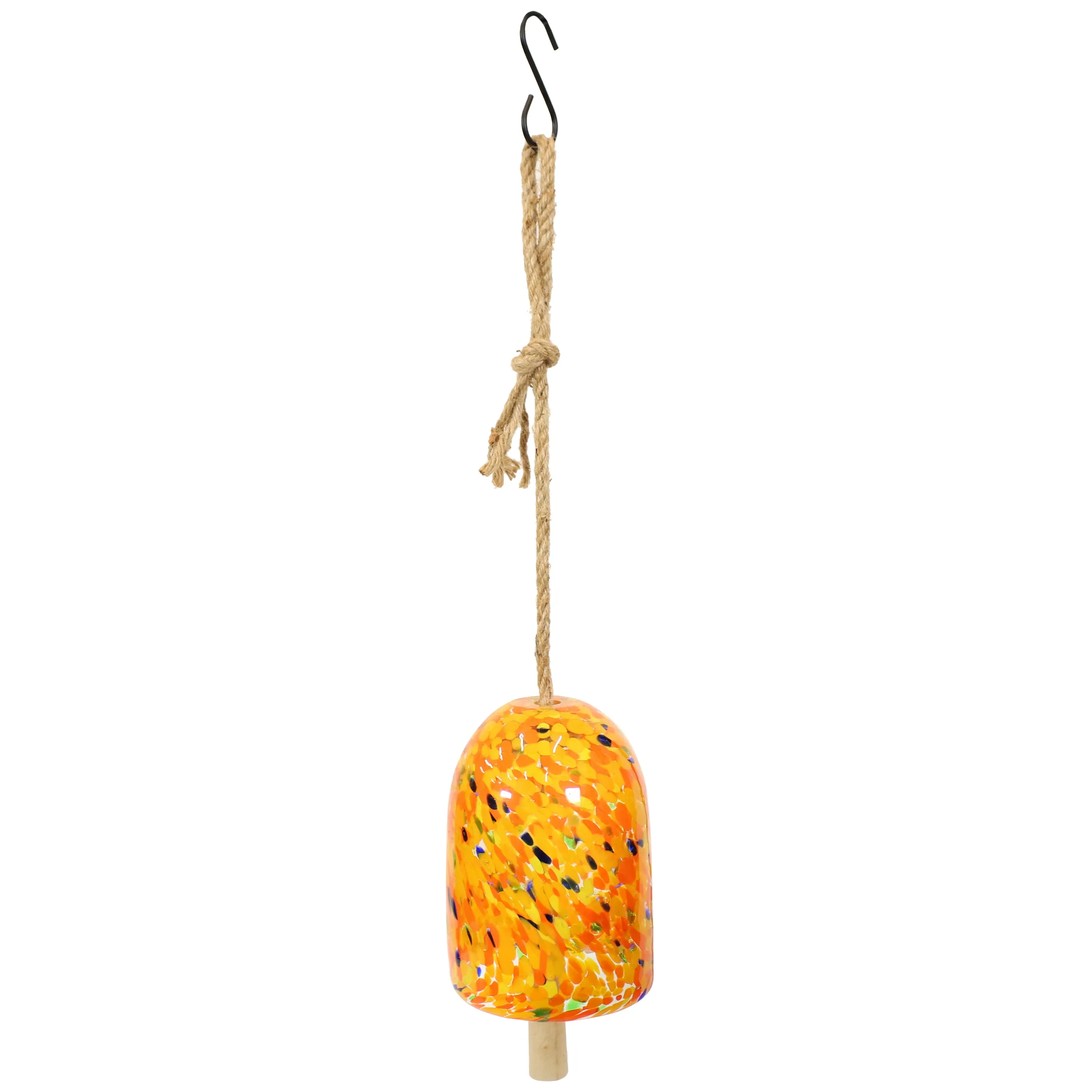 Sunnydaze Natural Melody Glass Wind Bell Chime