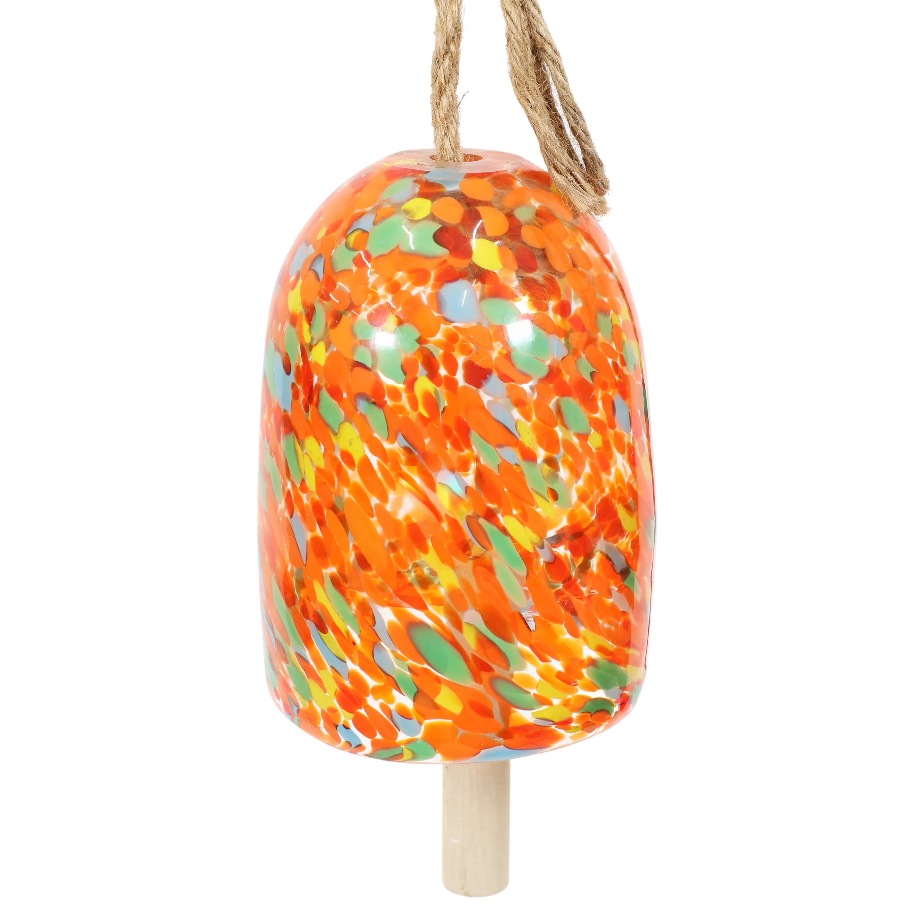 Sunnydaze Natural Melody Glass Wind Bell Chime