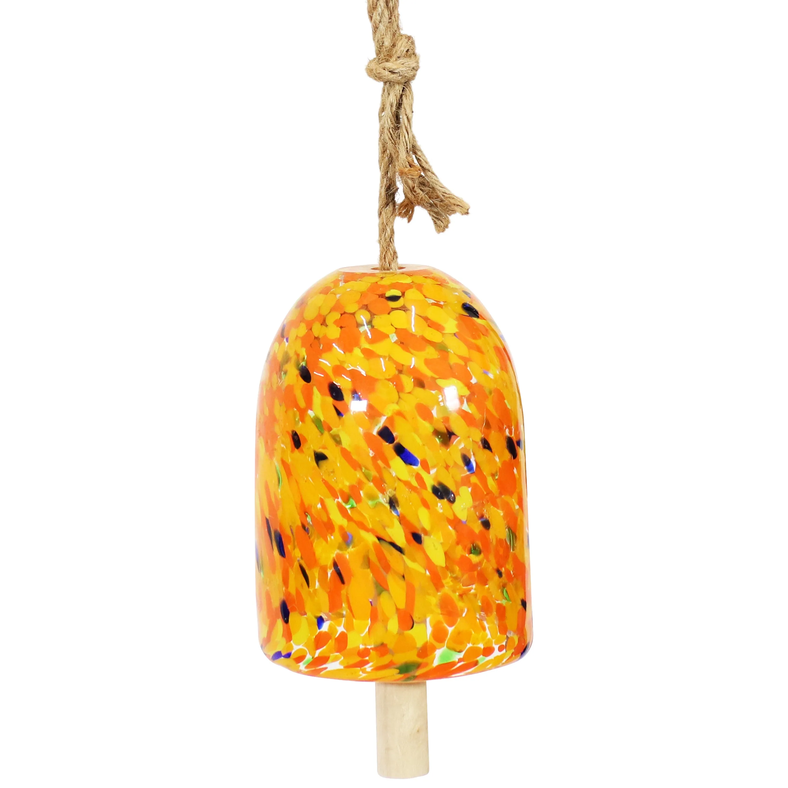 Sunnydaze Natural Melody Glass Wind Bell Chime