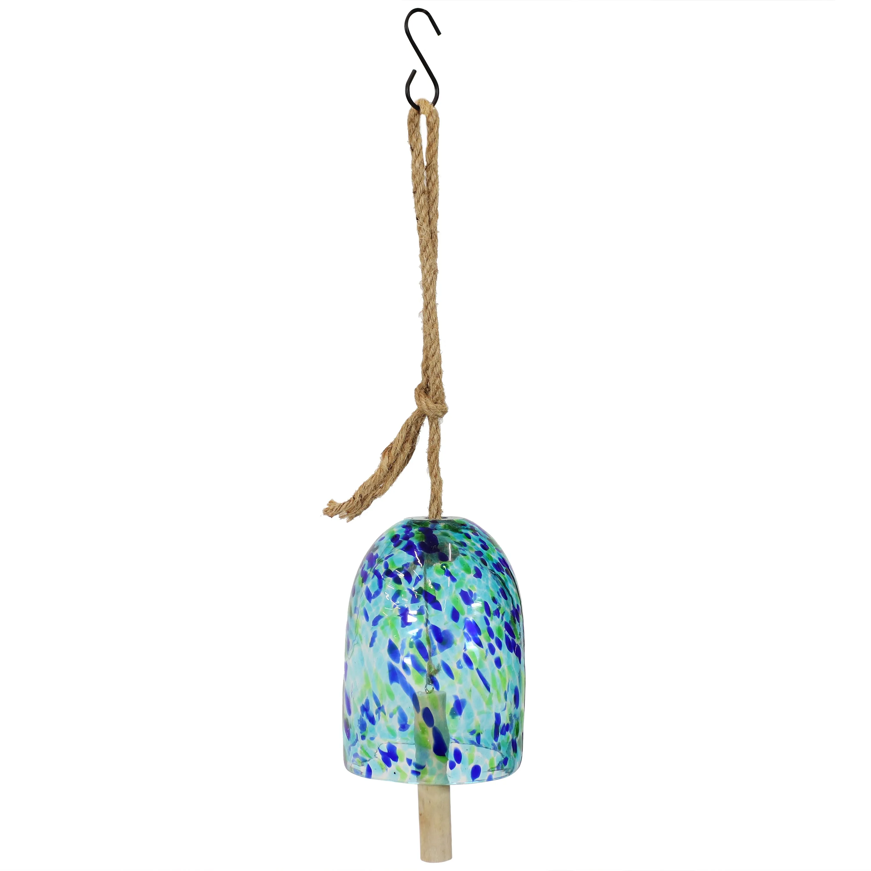 Sunnydaze Natural Melody Glass Wind Bell Chime