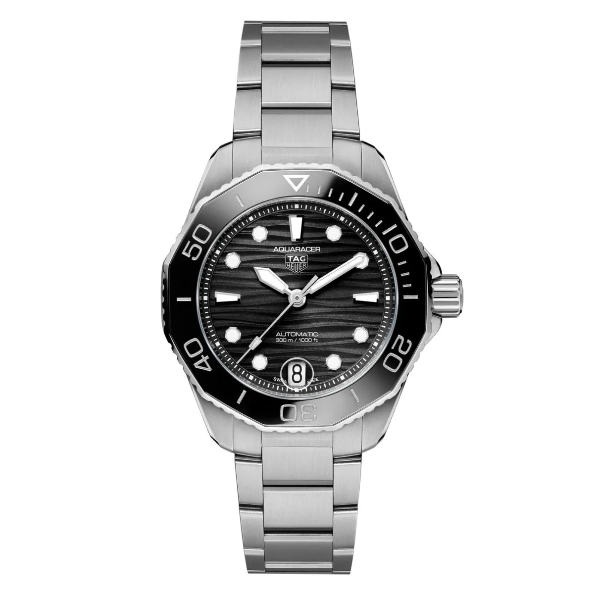 Tag Heuer Ladies Watch Automatic Aquaracer Professional 300 Black WBP231D.BA0626