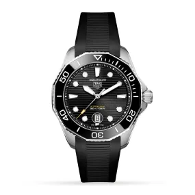 Tag Heuer Watch Automatic Aquaracer Professional 300 Black Strap WBP201A.FT6197