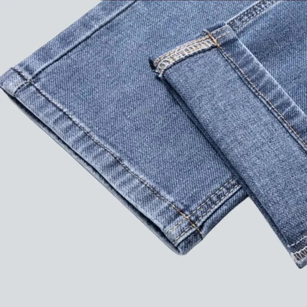 Thin stretchy casual men's jeans