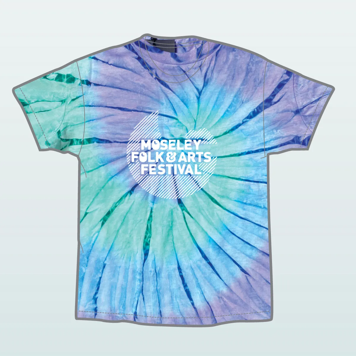 Tie Dye T-Shirt - Festival Moon Logo