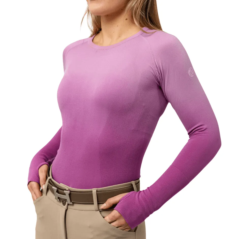 TKEQ Kennedy Seamless 2.0 Long Sleeve - Orchid Ombre