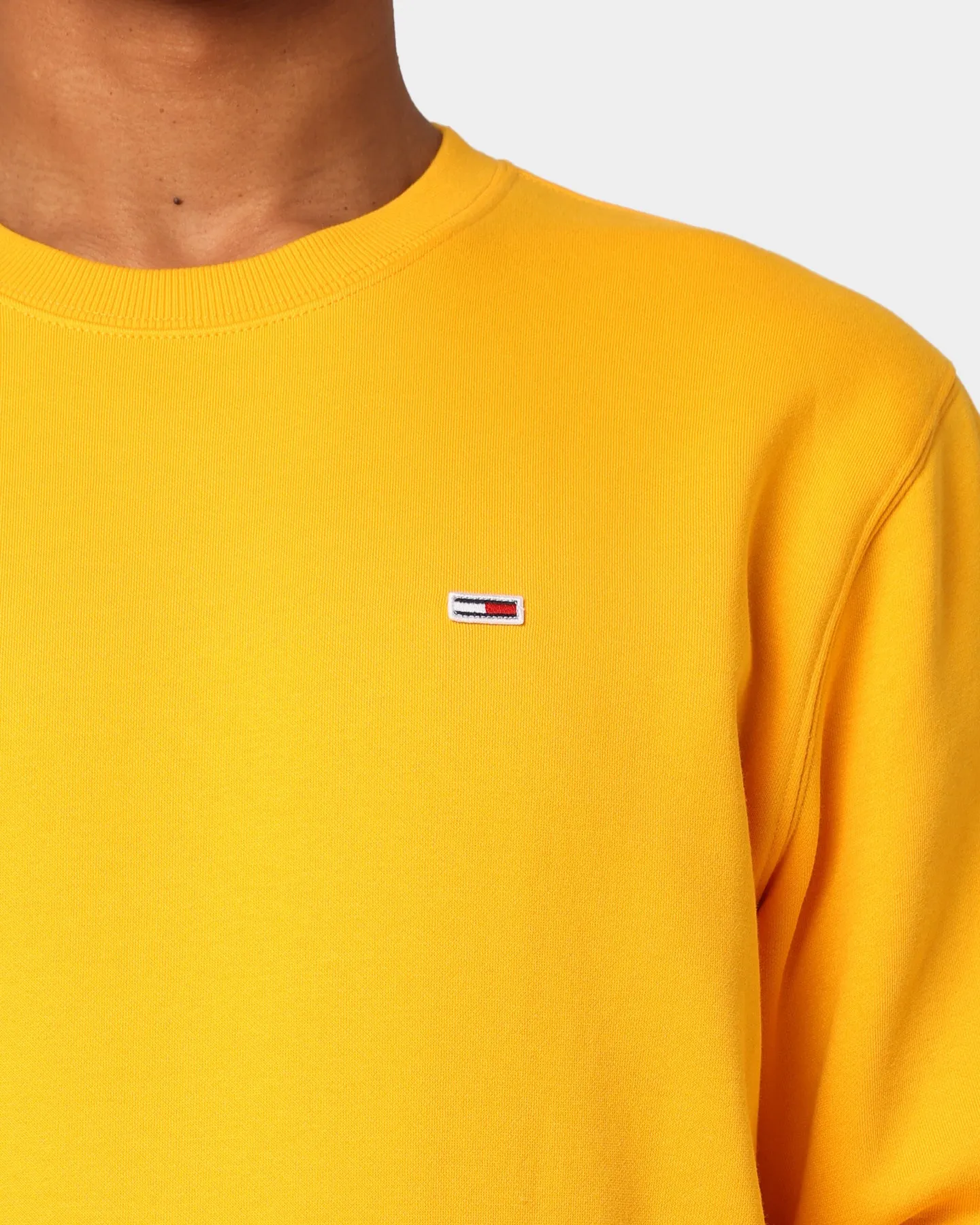 Tommy Jeans Regular Fleece Crewneck Florida Orange