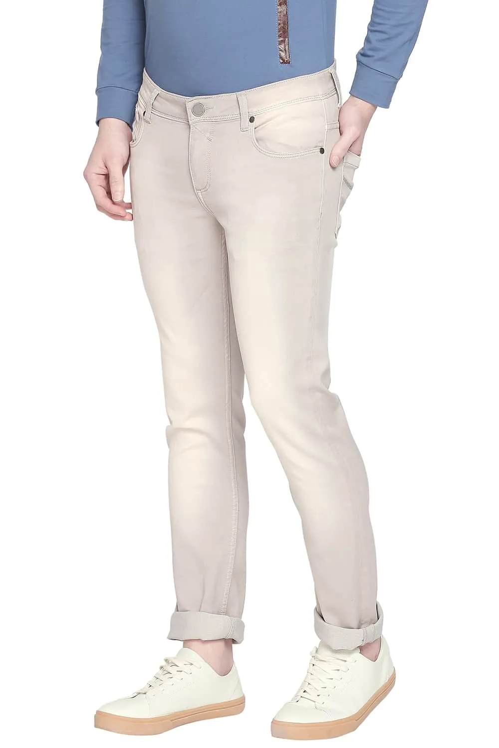 Torque Fit Turtle Dove Stretch Jeans