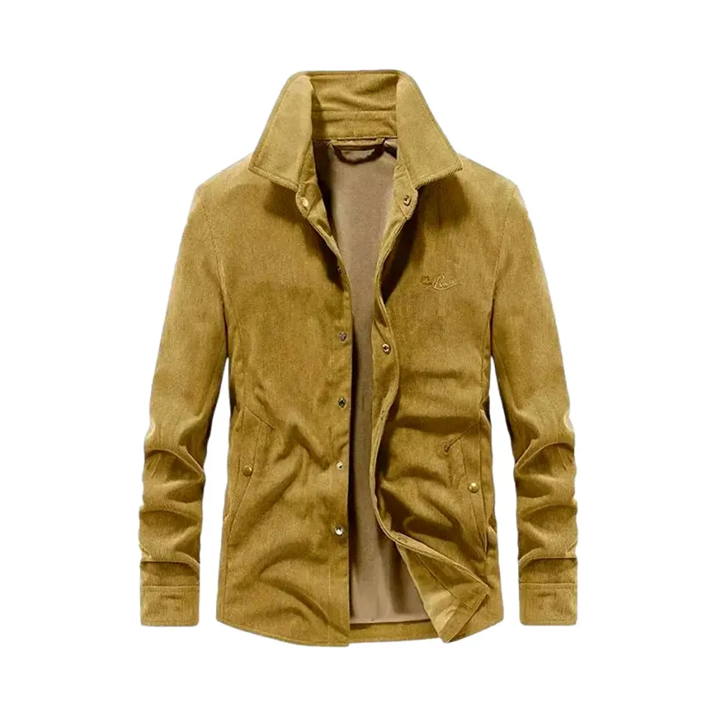 Trendy casual slim-fit y2k men's corduroy jacket