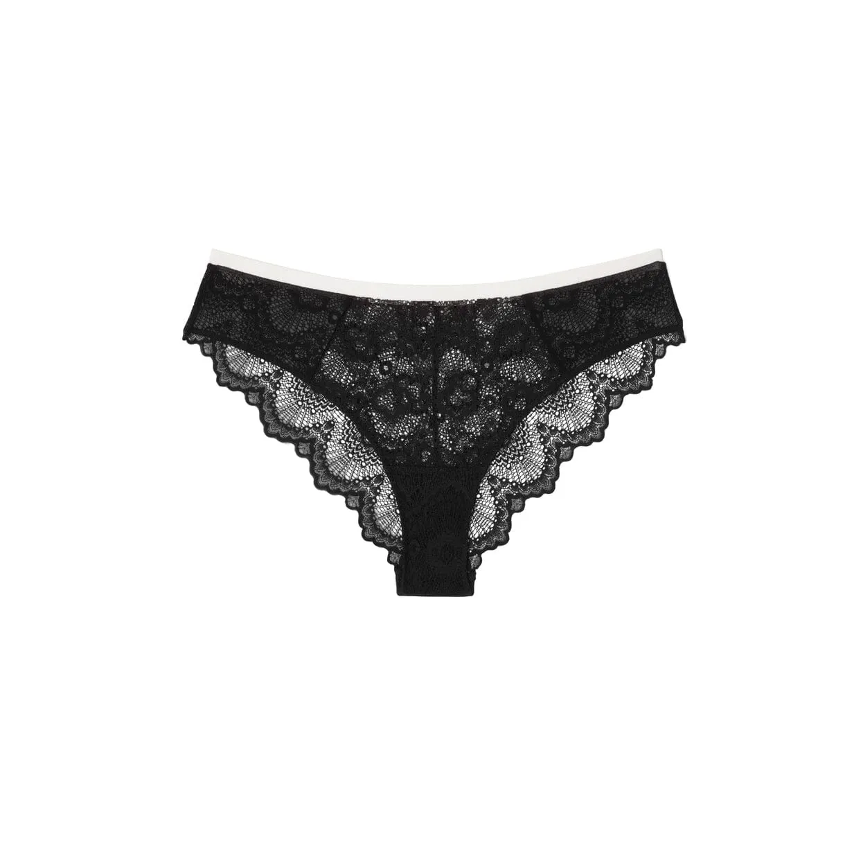 Understatement Underwear - Lace Cheeky - Black