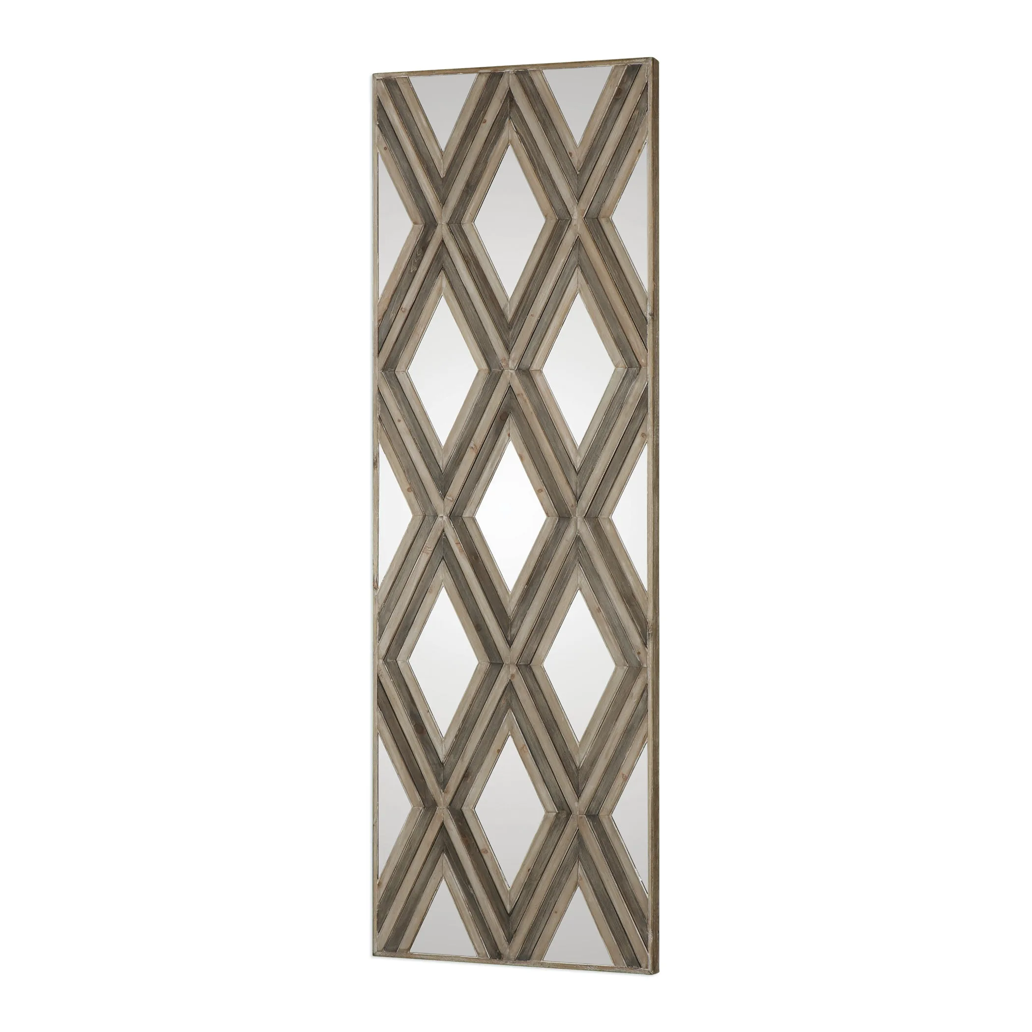 Uttermost Tahira Geometric Argyle Pattern Wall Mirror