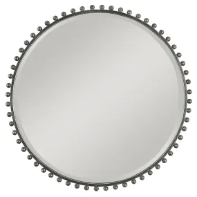 Uttermost Taza Round Iron Mirror