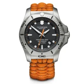 Victorinox Mens Watch I.N.O.X. Professional Diver Orange Paracord 241845