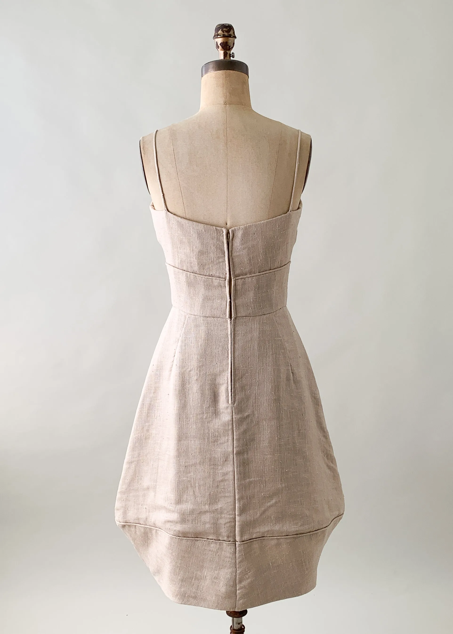 Vintage 1950s Hattie Carnegie Linen Dress