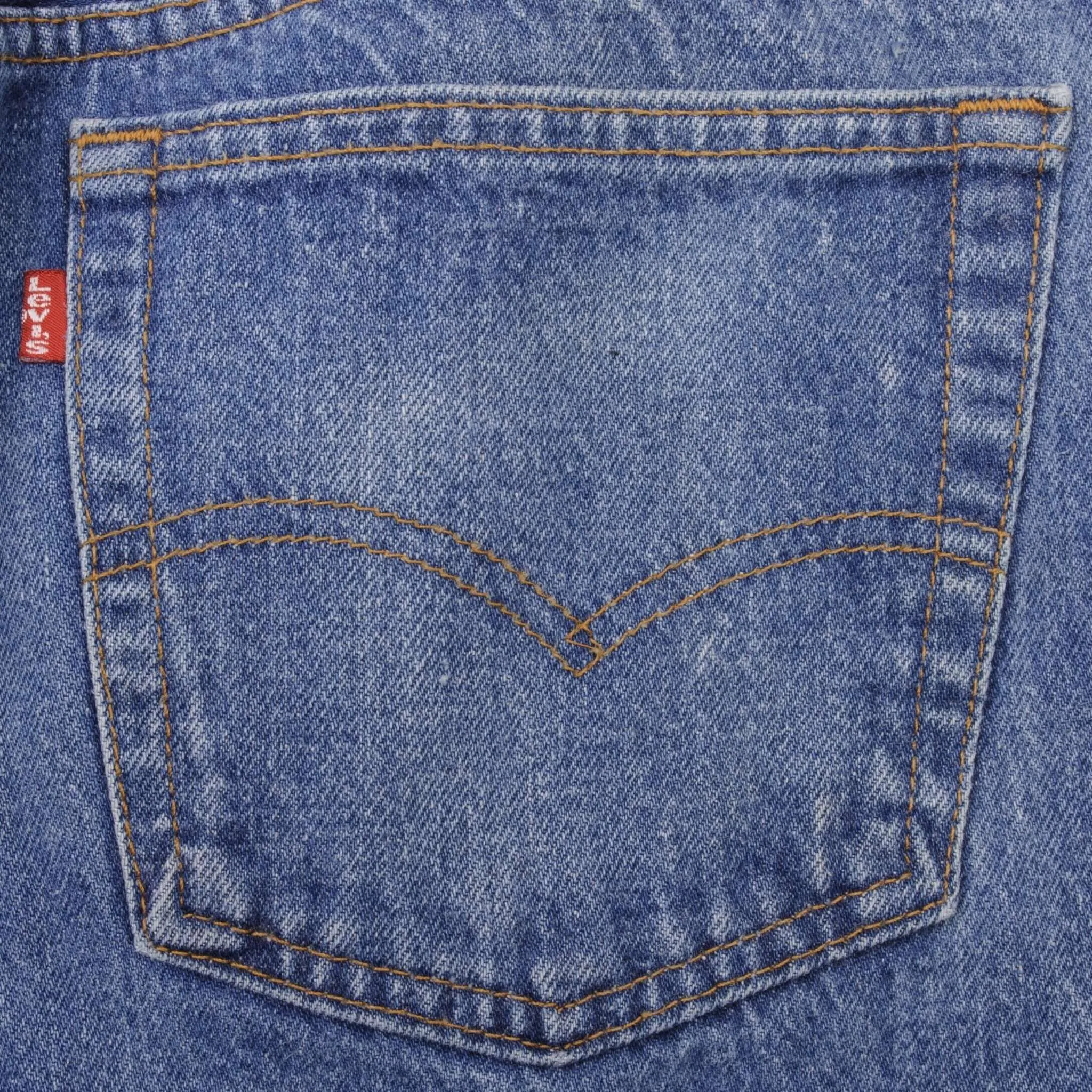 VINTAGE LEVIS 501 JEANS INDIGO 1980S SIZE W33 L33 MADE IN USA