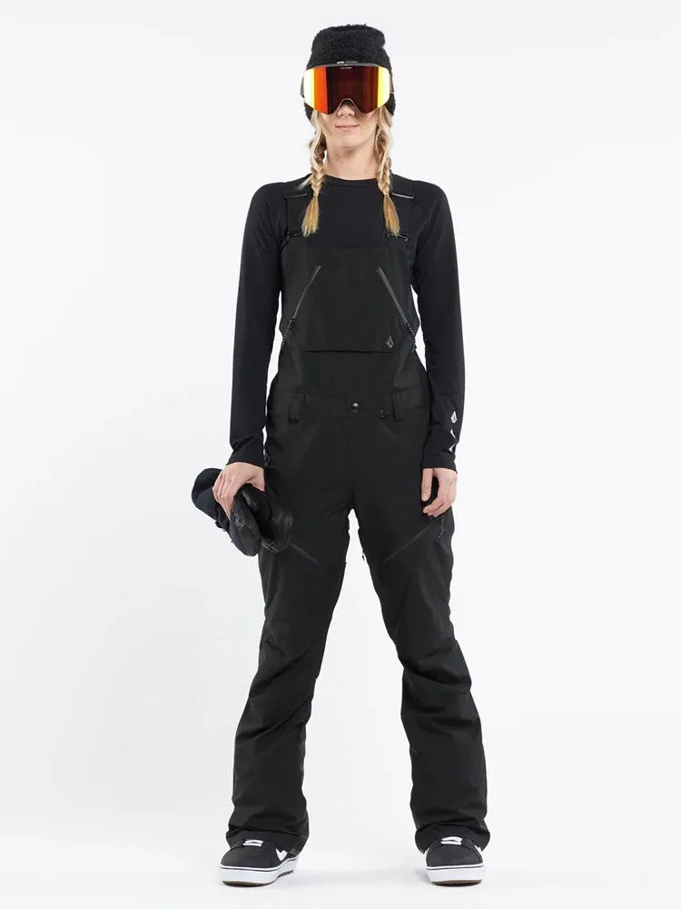 Volcom Elm Stretch Gore-Tex Bib Overalls - Black