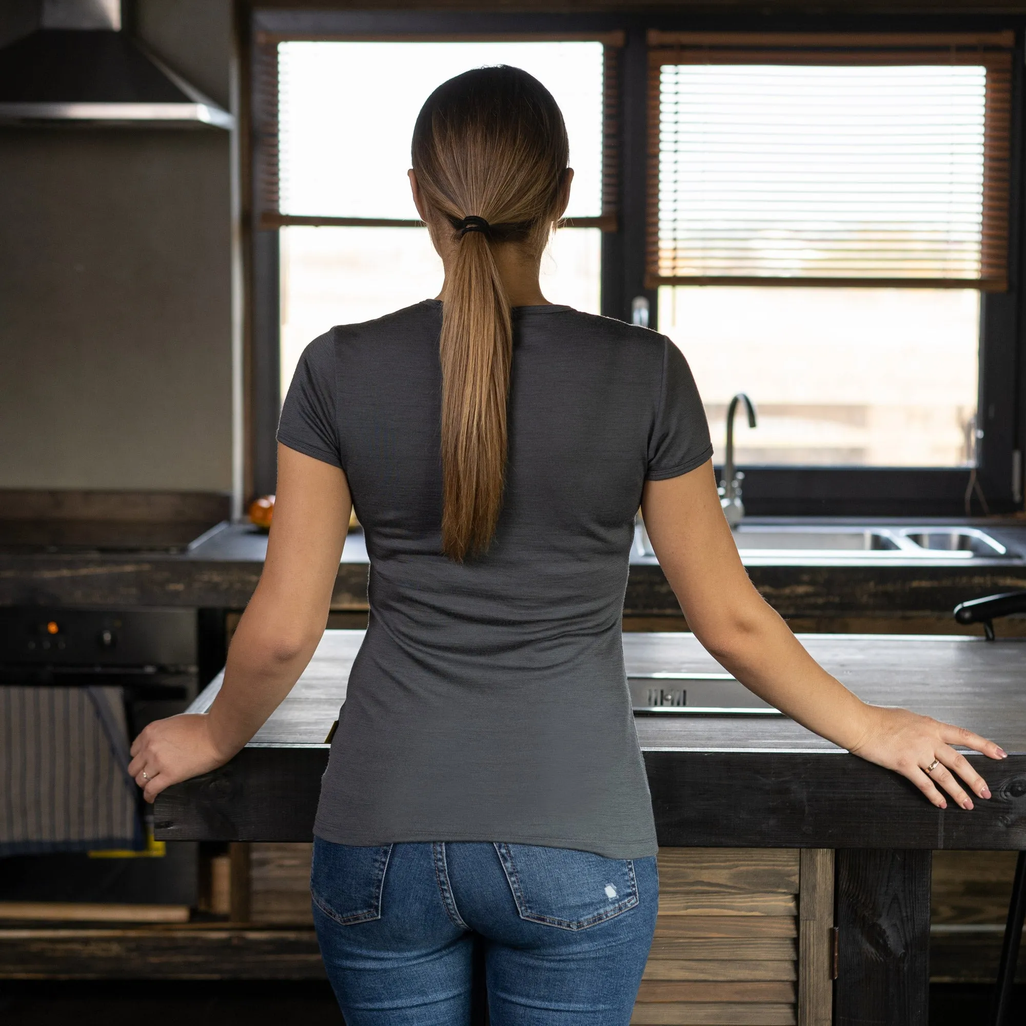 Women's 160 Merino T-Shirt Perfect Grey