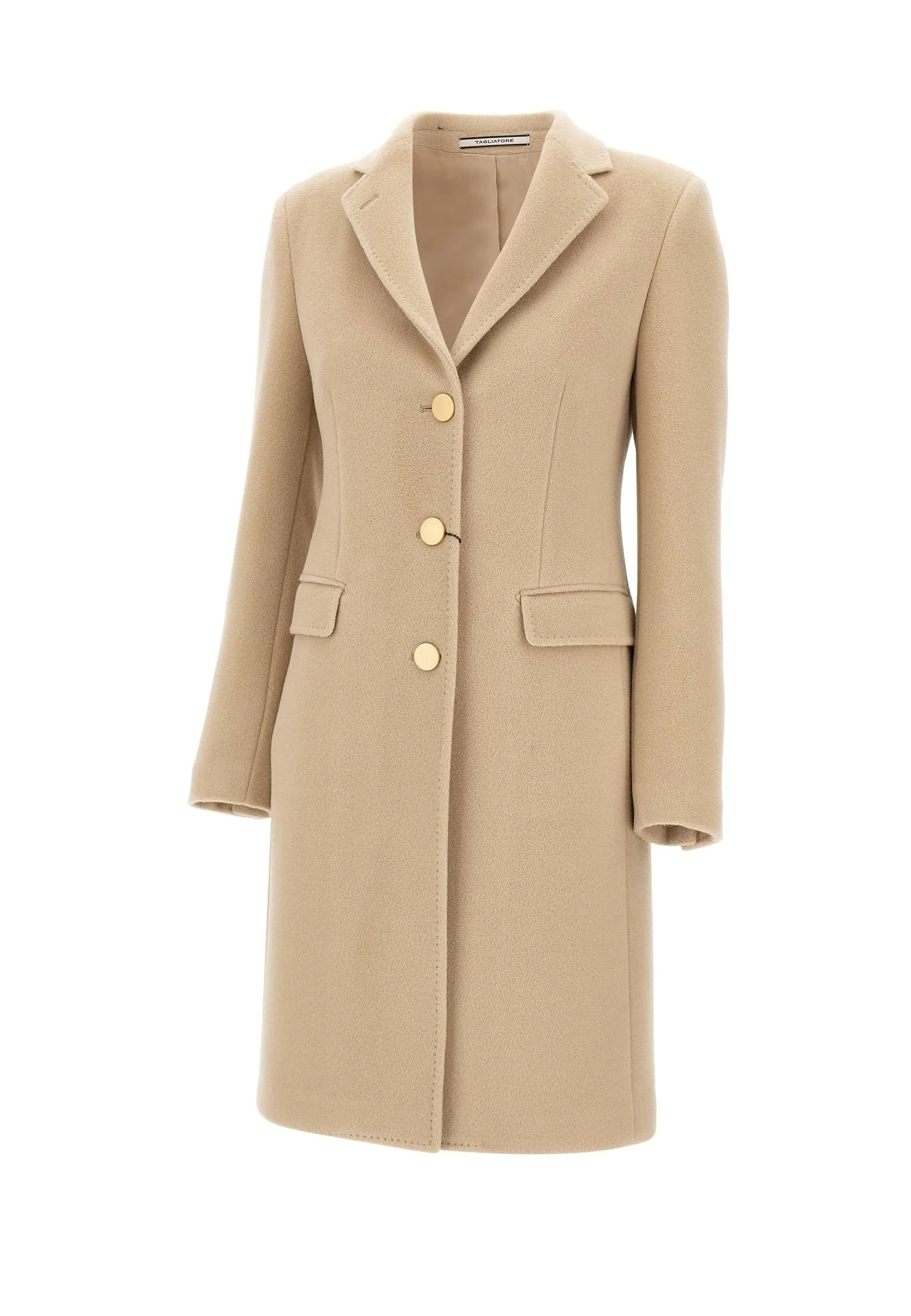 Wool and Angora Sand Coat