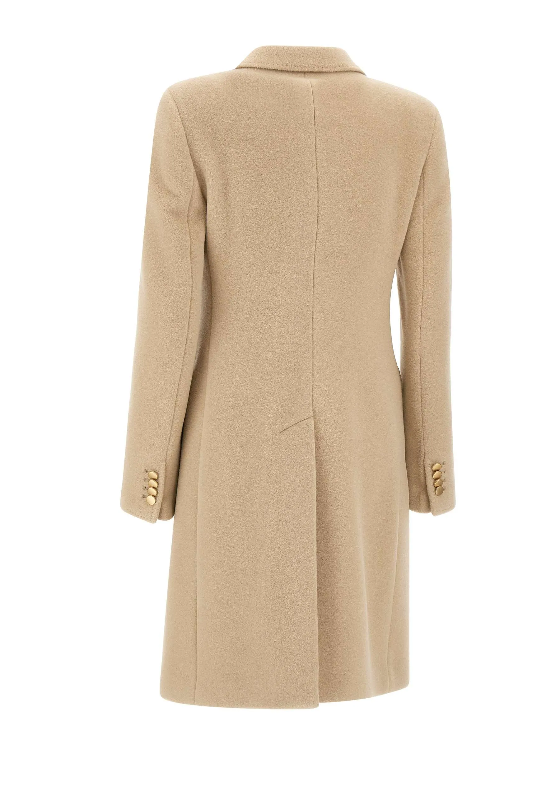 Wool and Angora Sand Coat