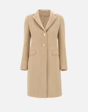 Wool and Angora Sand Coat