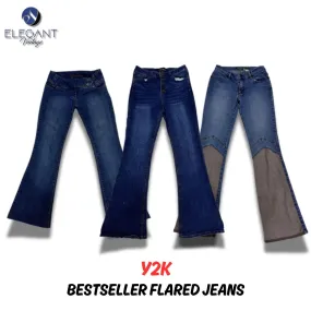 Y2K Bestseller Flared Jeans - 11 pieces - EV0021