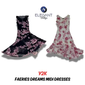 Y2K Faeries Dream Midi Dresses - 09 pieces - EV0017