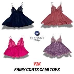 Y2K Fairy Coats Cami Tops - 12 pieces - EV0006