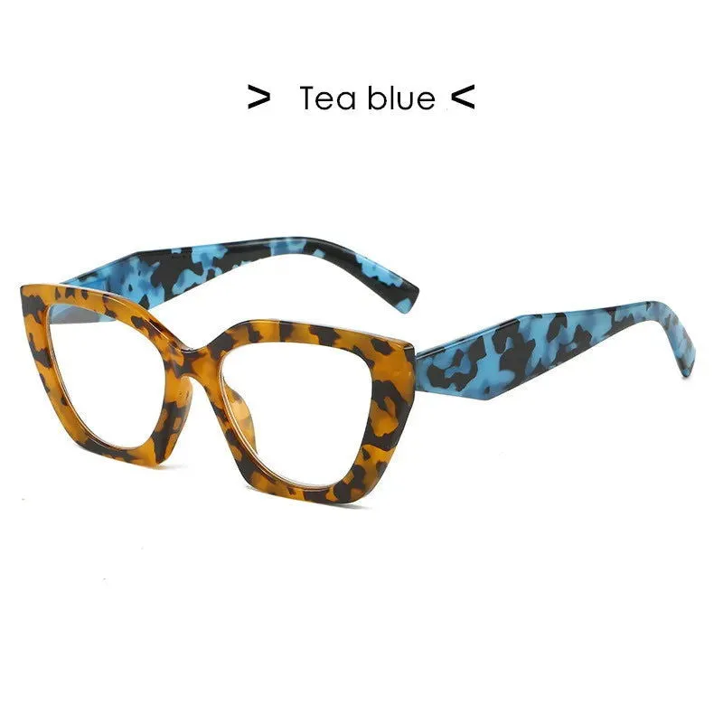 Y2K Style Anti Blue Light Reflection Cat Eye Sunglasses